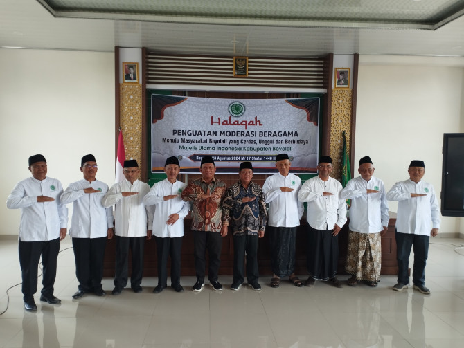 OSIS MA AL IHSAN MENGHADIRI HALAQAH PENGUATAN MODERASI BERAGAMA MUI BOYOLALI